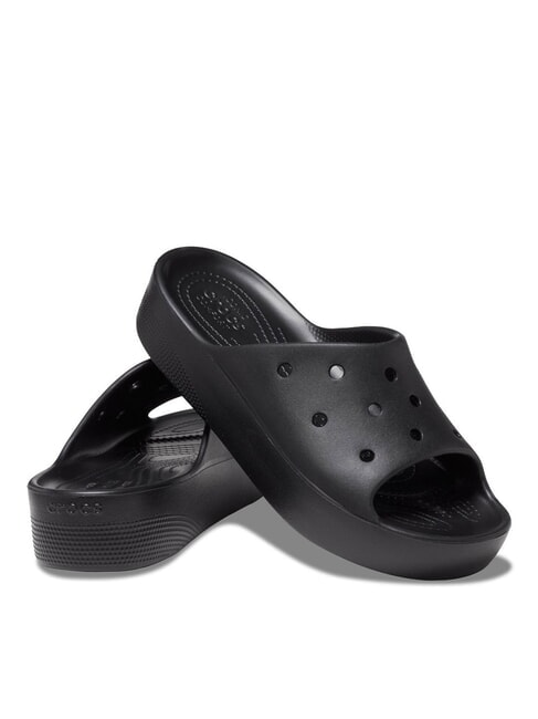 CLASSIC PLATFORM Papuci cu platformă pentru femei negru - Pantofi femei