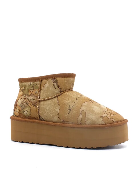 GEO CLASSIC Botine captusite NATURAL - Pantofi femei