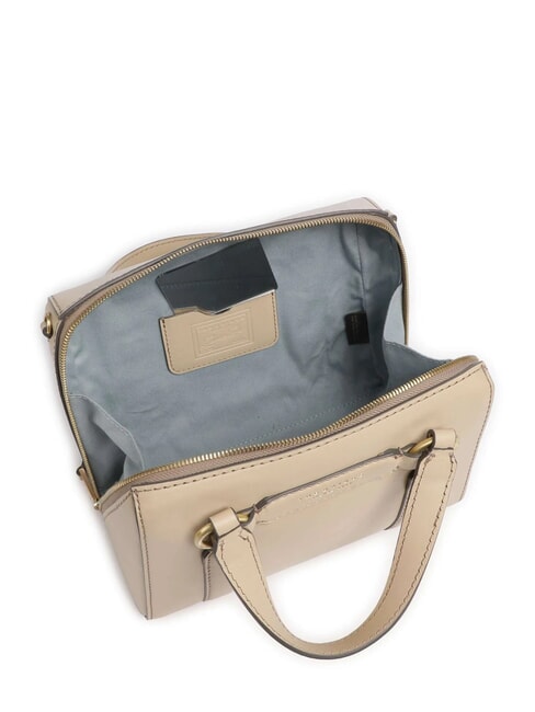 LAURA Geantă tip ghiozdan din piele cu curea de umăr unt abb. aur - Genți femei