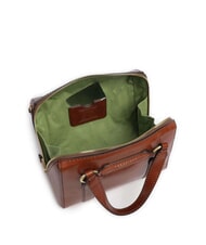 THE BRIDGE LAURA Geantă tip ghiozdan din piele cu curea de umăr BROWN - Genți femei - 4