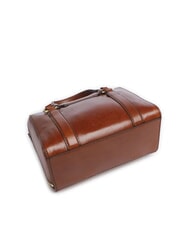 THE BRIDGE LAURA Geantă tip ghiozdan din piele cu curea de umăr BROWN - Genți femei - 5