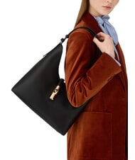 FURLA GOCCIA Geanta de umar din piele avocado - Genți femei - 4