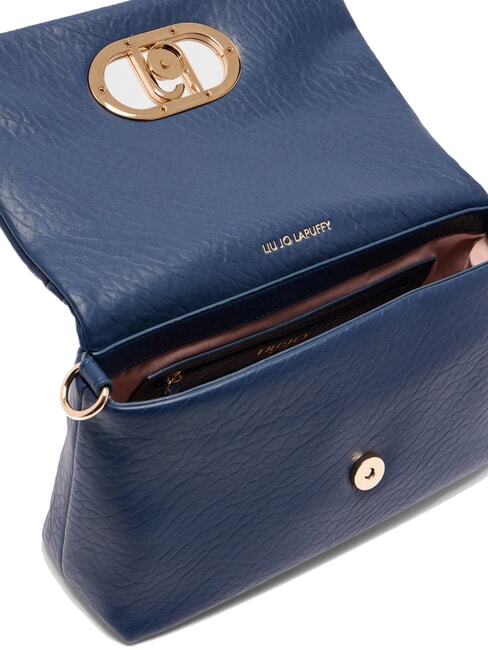 LAPUFFY Geantă de umăr cu m&acirc;ner de lanț rochie albastra - Genți femei