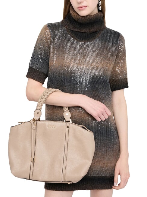 FLUIDA Geantă de m&acirc;nă, cu curea de umăr NEUTRU - Genți femei