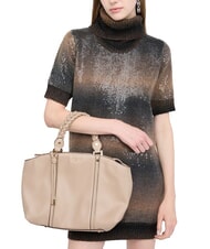 LIUJO FLUIDA Geantă de m&acirc;nă, cu curea de umăr NEUTRU - Genți femei - 5