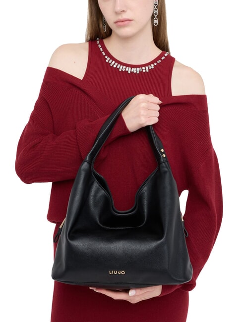 KALISKA Geantă de umăr, cu curea de umăr BLACK - Genți femei