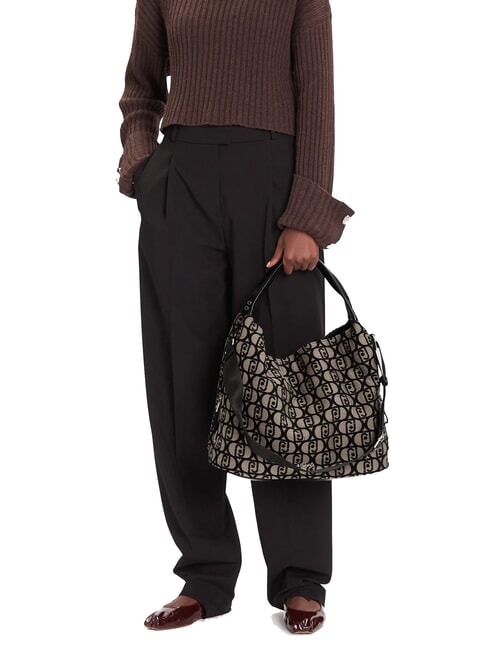 KALISKA Geantă de m&acirc;nă, cu curea de umăr tutun - Genți femei