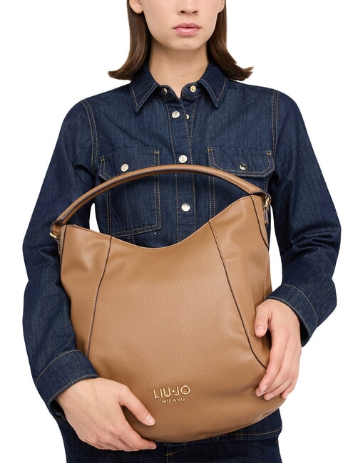 EVRIM Geantă de umăr Hobo piele de căprioară - Genți femei