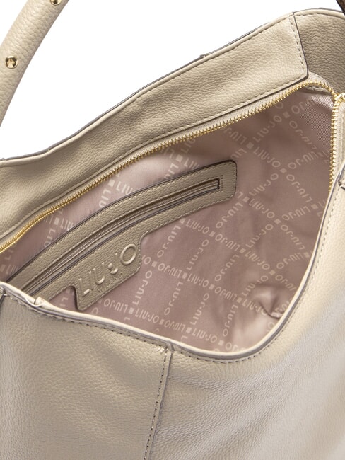 EVRIM Geantă de umăr Hobo taupe de deșert - Genți femei