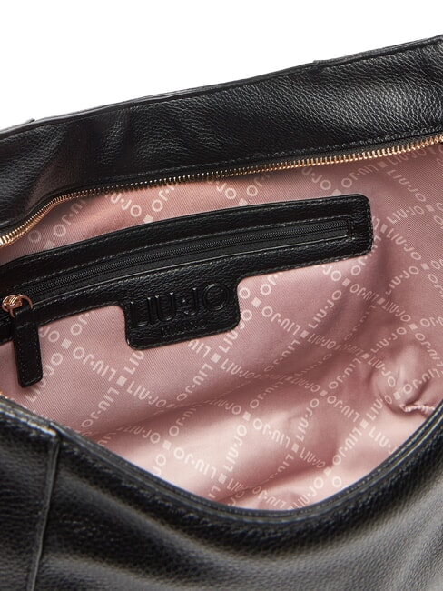 EVRIM Geantă de umăr Hobo BLACK - Genți femei