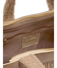 LIUJO ANIMALIER Sacoșă mare de cumpărături natural - Genți femei - 4