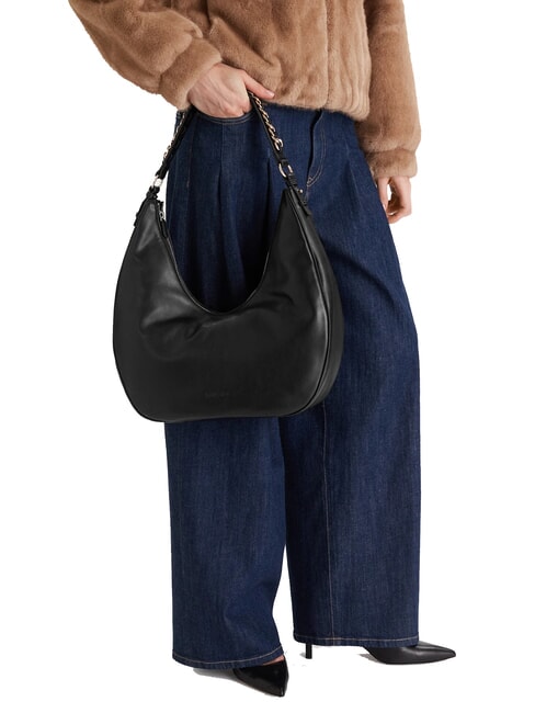 MANHATTAN Geantă de umăr BLACK - Genți femei