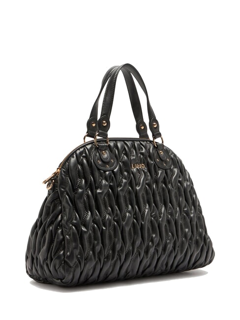 AJDE Geantă de m&acirc;nă, cu curea de umăr BLACK - Genți femei