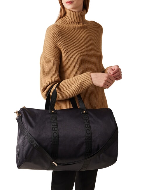 ECO LINE  Geanta medie cu bareta de umar negru &icirc;nchis - Genți de voiaj