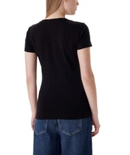 GUESS CAMELIA TRIANGLE Tricou cu m&acirc;necă scurtă, imprimeu și aplicații - tricou