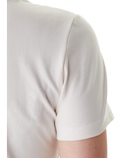 GUESS CAMELIA TRIANGLE Tricou cu m&acirc;necă scurtă, imprimeu și aplicații cremwhi - tricou - 4