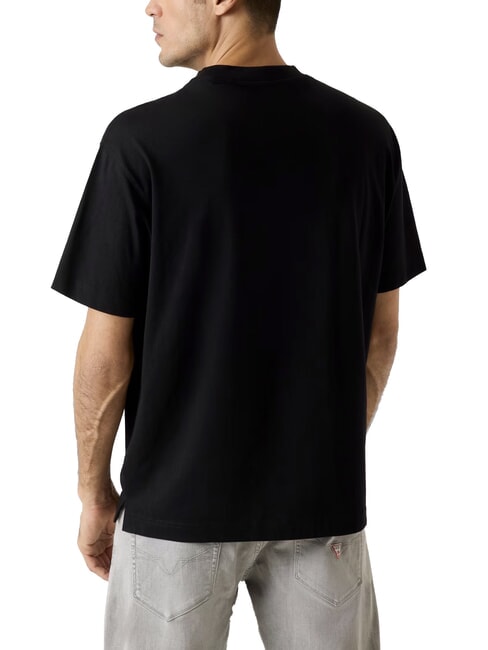 DIAMANTE LOGO Tricou supradimensionat cu m&acirc;necă scurtă jetbla - tricou