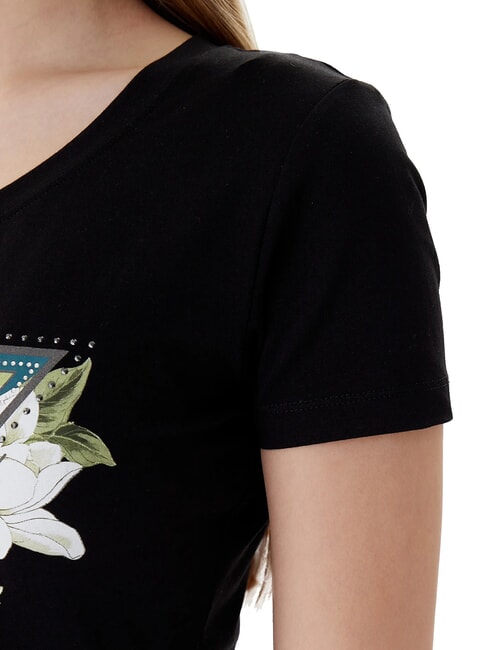 CAMELIA TRIANGLE Tricou cu m&acirc;necă scurtă, imprimeu și aplicații jetbla - tricou