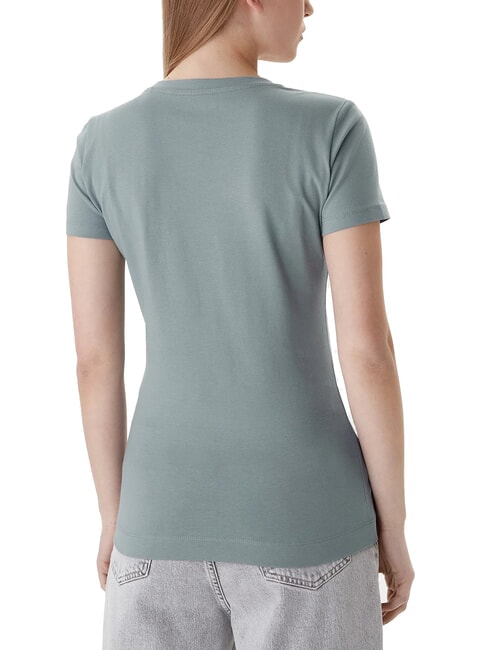 CAMELIA TRIANGLE Tricou cu m&acirc;necă scurtă, imprimeu și aplicații gri metalic greu - tricou