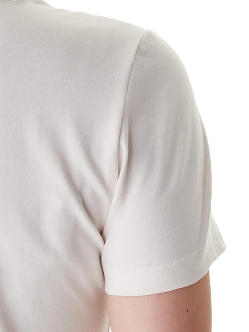 CAMELIA TRIANGLE Tricou cu m&acirc;necă scurtă, imprimeu și aplicații cremwhi - tricou