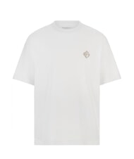 GUESS DIAMANTE LOGO Tricou supradimensionat cu m&acirc;necă scurtă alb purpuriu - tricou - 4