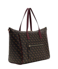 GUESS LATONA Geantă de weekend cu curea de umăr maro - Genți femei - 4