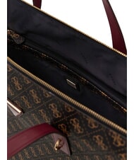 GUESS LATONA Geantă de weekend cu curea de umăr maro - Genți femei - 5