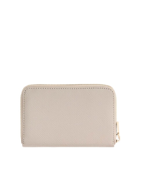 LAUREL 2 Portofel mediu cu imprimeu saffiano taupe - Portofele femei