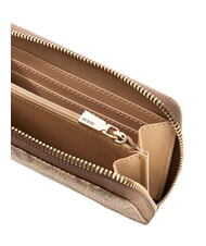 GUESS LAUREL 2 Portofel mediu cu fermoar și imprimeu cu logo 4G logo latte / maro - Portofele femei - 2