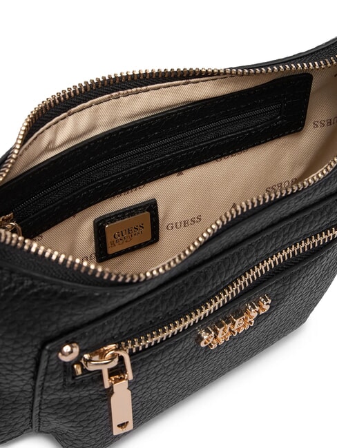 MARSHA Geantă de umăr cu buzunar BLACK - Genți femei