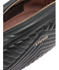 LIUJO LOGO Geantă de umăr mini BLACK - Genți femei - 3