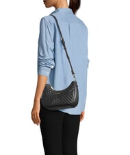 LIUJO LOGO Geantă de umăr BLACK - Genți femei - 4