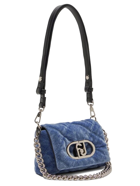 LAPUFFY Geantă mini de umăr / geantă crossbody denim deschis - Genți femei