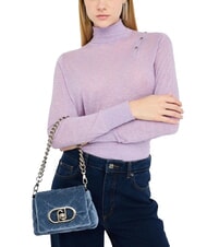 LIUJO LAPUFFY Geantă mini de umăr / geantă crossbody denim deschis - Genți femei - 4