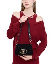 LIUJO LAPUFFY Geantă de umăr micro, cu curea de umăr BLACK - Genți femei - 4