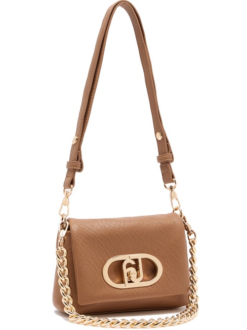 LAPUFFY Geantă de umăr mini piele de căprioară - Genți femei