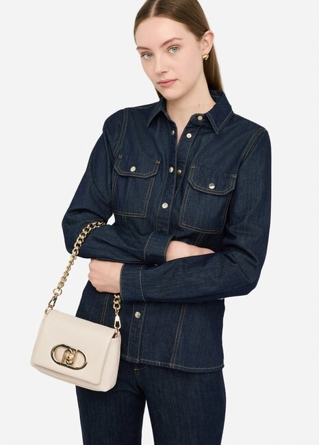 LAPUFFY Geantă de umăr mini marmură - Genți femei