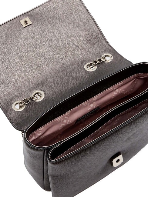 CALIWEN Geantă de umăr convertibilă cu lanț antracit met. - Genți femei