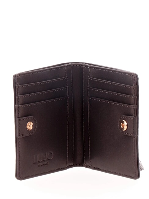 CALIWEN Portofel mic cu două pliuri metal deschis și &icirc;ntunecat - Portofele femei