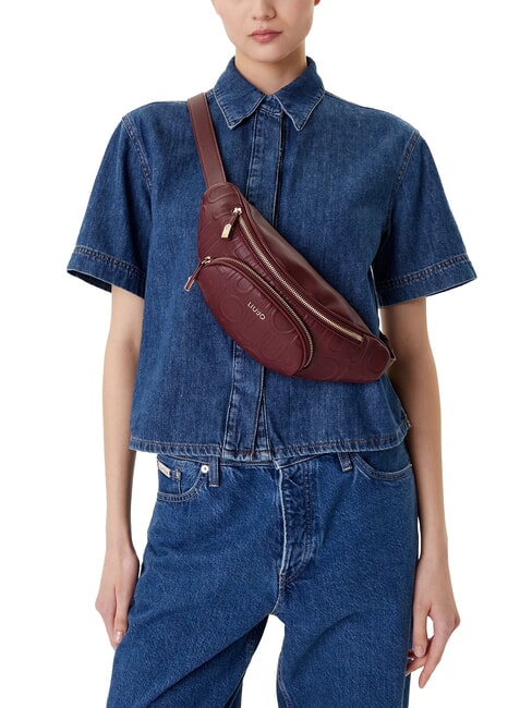 MANHATTAN Pungă vin roșu - Genți femei