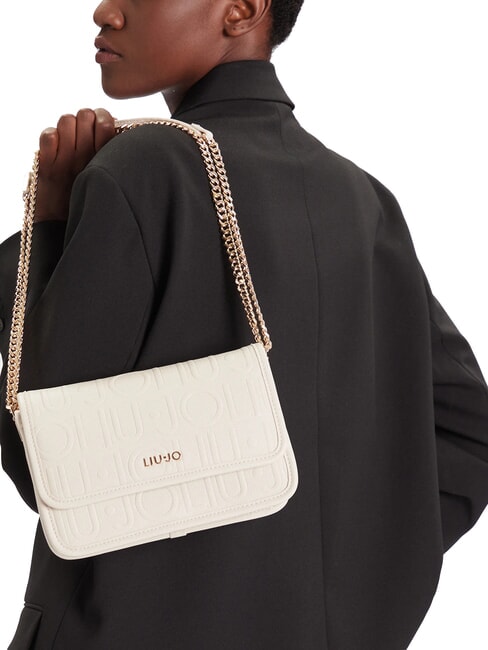 MANHATTAN Geantă convertibilă cu clapă marmură - Genți femei