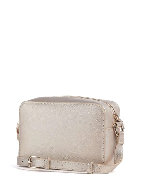 HALONA Geantă foto cu logo &icirc;n relief Lumina / Aur - Genți femei