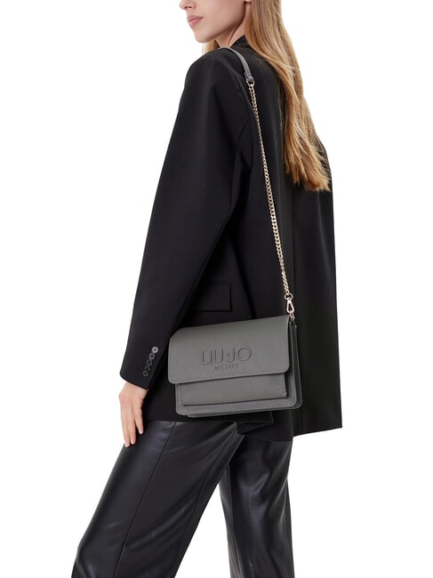 HALONA Geantă de umăr antracit - Genți femei