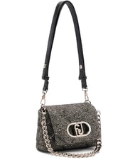 LIUJO LAPUFFY Geantă de umăr mini, cu curea de umăr BLACK - Genți femei - 2