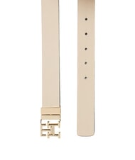 TOMMY HILFIGER TH LOGO Cureaua din piele reversibila melanj kaki deșert - Curele - 3