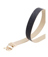 TOMMY HILFIGER TH LOGO Cureaua din piele reversibila melanj kaki deșert - Curele - 4