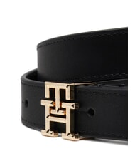 TOMMY HILFIGER TH LOGO Curea din piele pentru femei negru - Curele - 3