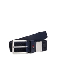 TOMMY HILFIGER REVERSIBLE Curea din material textil cu două fețe albastru spațial - Curele - 2