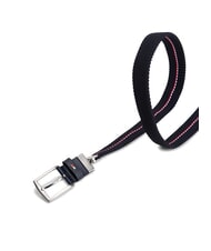 TOMMY HILFIGER REVERSIBLE Curea din material textil cu două fețe albastru spațial - Curele - 5