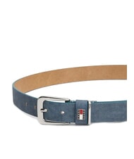 TOMMY HILFIGER TH HERITAGE Curea din piele cu imprimeu denim cer deșertic multi - Curele - 3